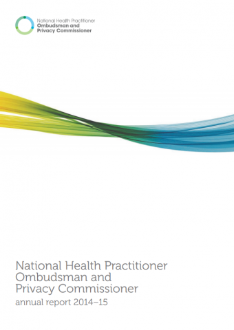 Annual report 2014-15 cover
